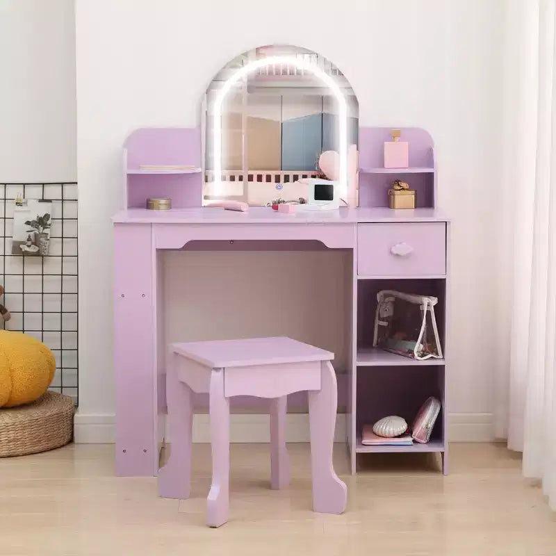 Coiffeuse pour enfants avec miroir