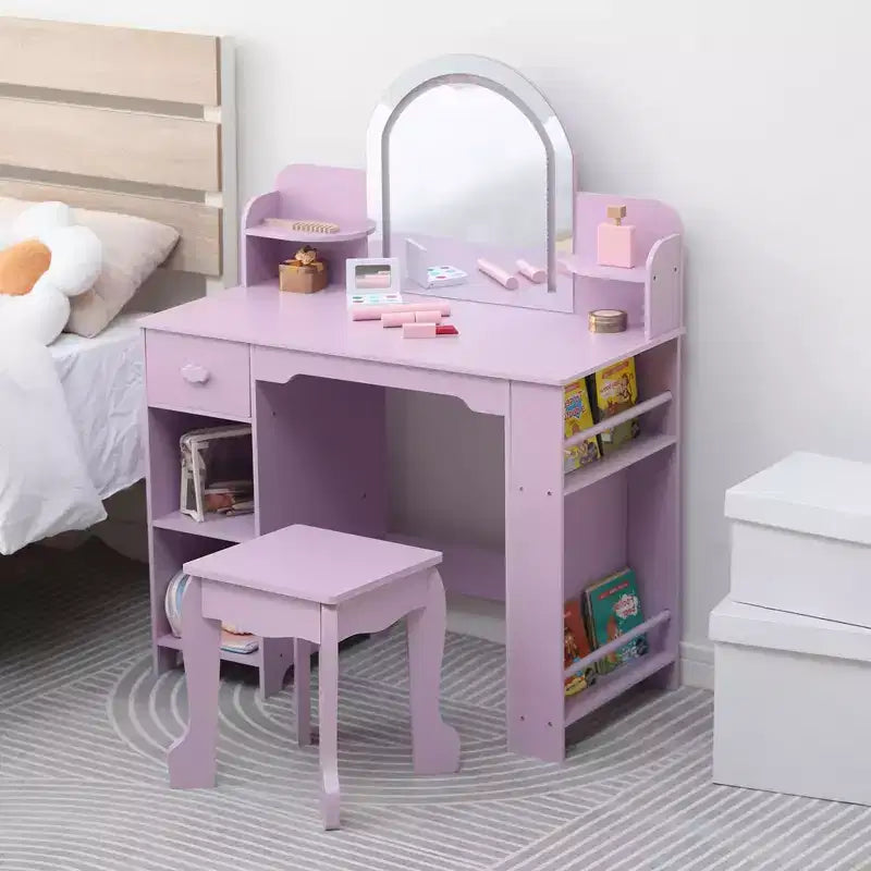 Coiffeuse pour enfants avec miroir