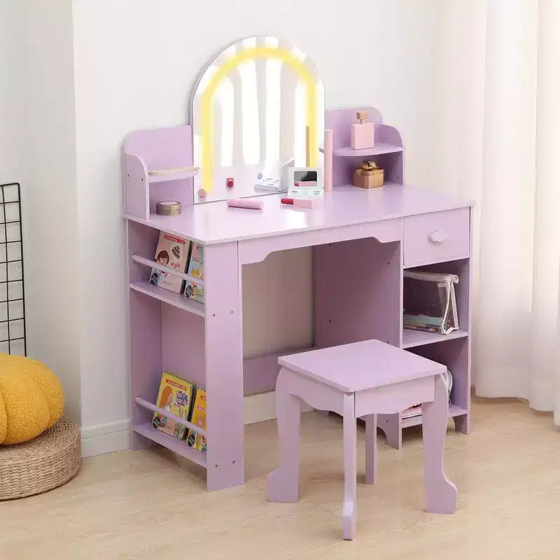 Coiffeuse pour enfants avec miroir