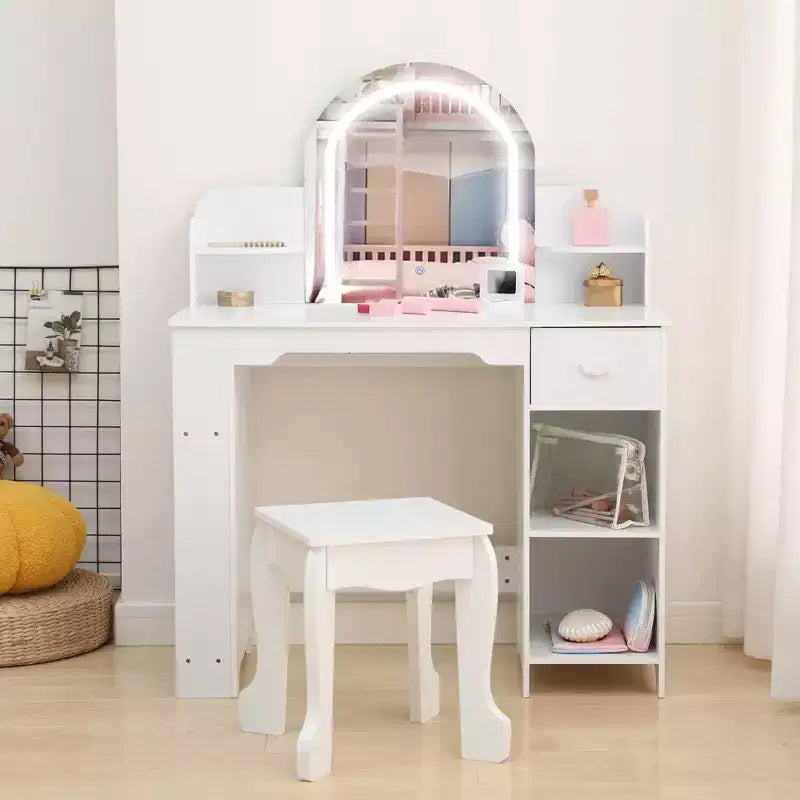Coiffeuse pour enfants avec miroir