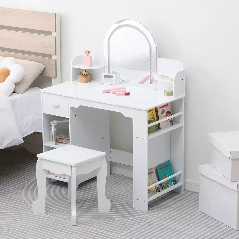 Coiffeuse pour enfants avec miroir