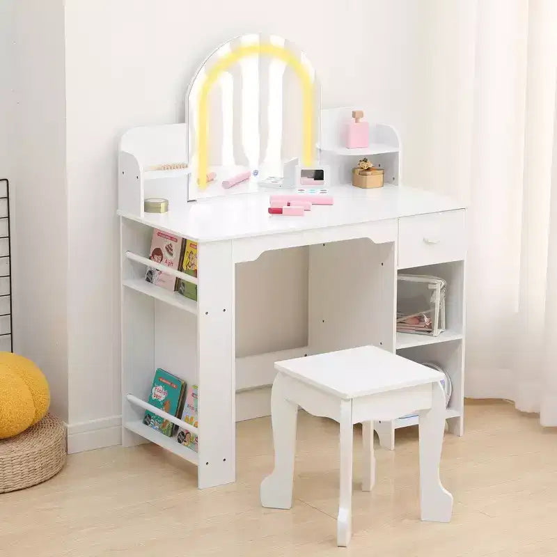 Coiffeuse pour enfants avec miroir