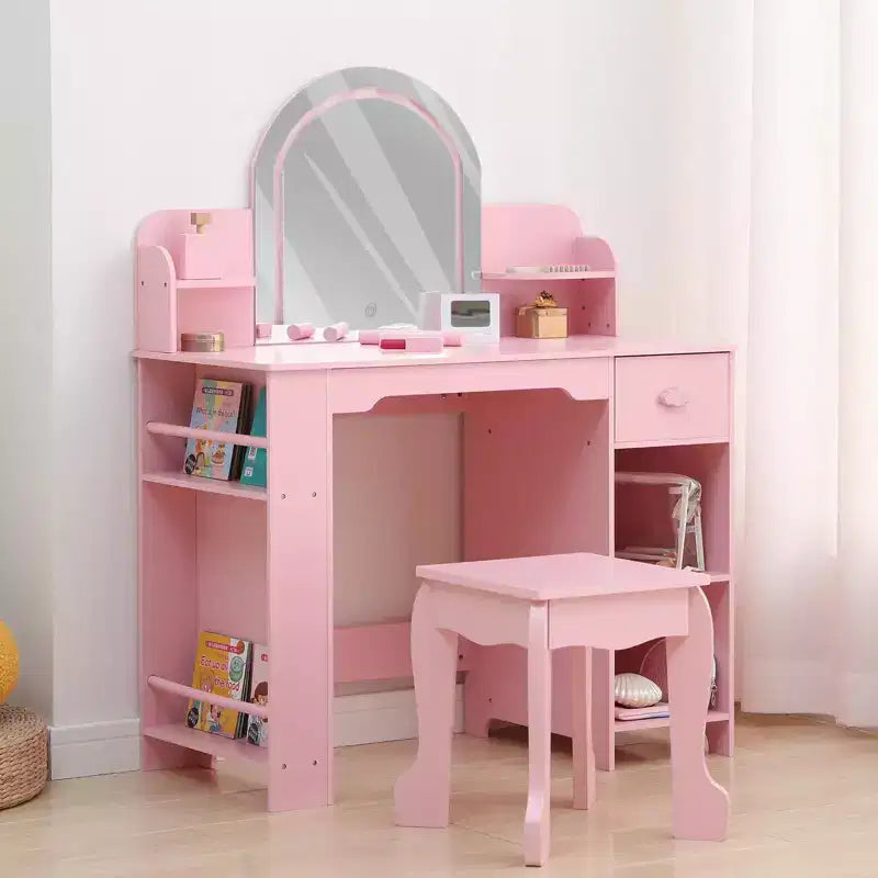 Coiffeuse pour enfants avec miroir