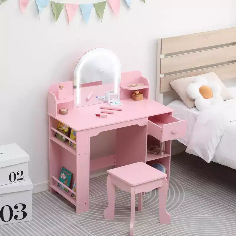 Coiffeuse pour enfants avec miroir