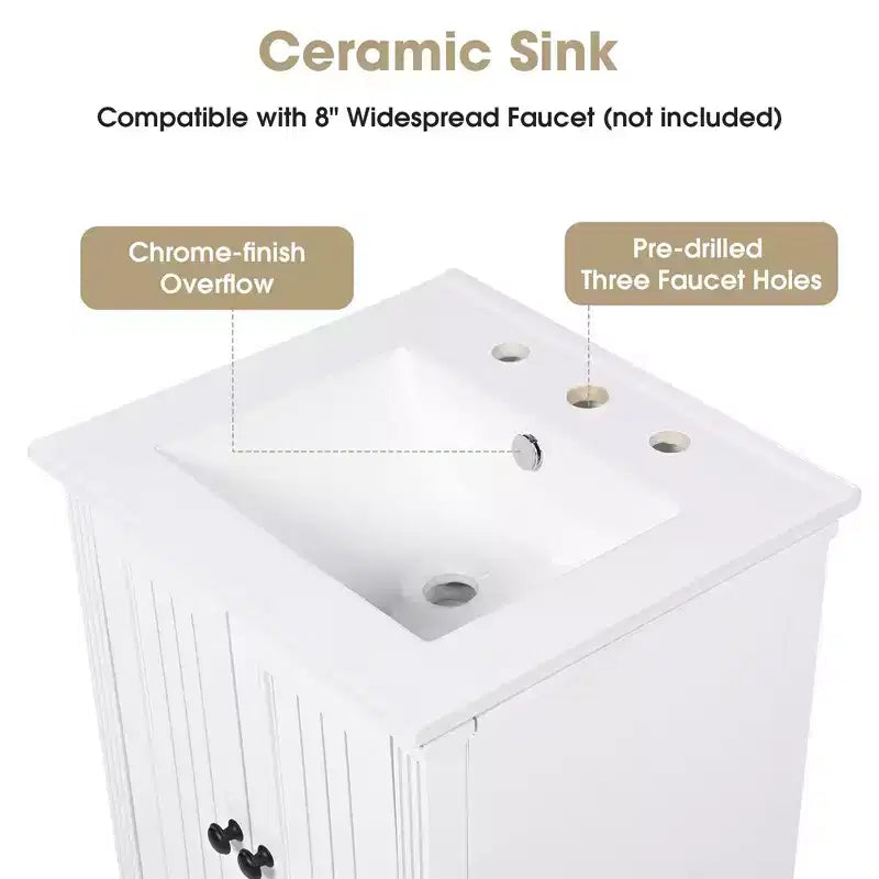 Meuble de salle de bain avec lavabo