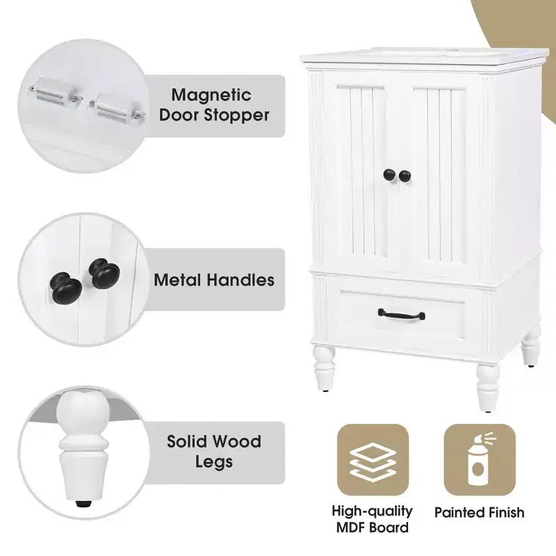 Meuble de salle de bain avec lavabo