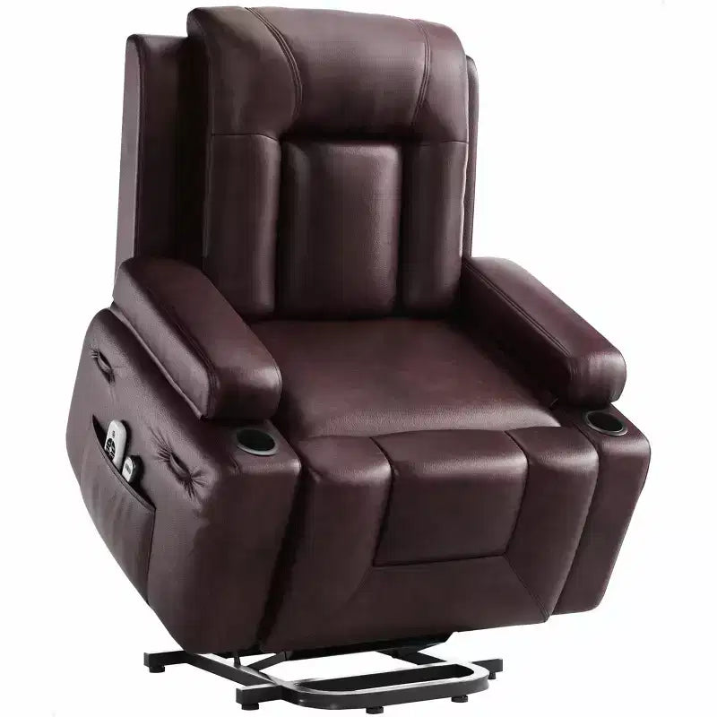 Fauteuil inclinable électrique réglable en hauteur - avec fonctions de chauffage et de massage
