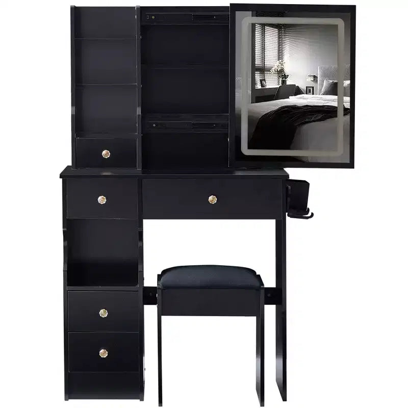 Coiffeuse avec miroir et lumière