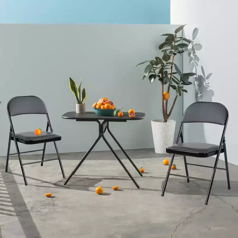 Chaise d'appoint latérale en cuir imperméable