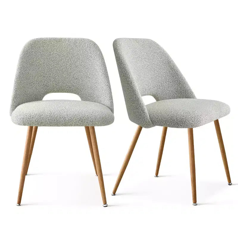 Chaises de salle à manger capitonnées ; chaises de cuisine modernes et confortables