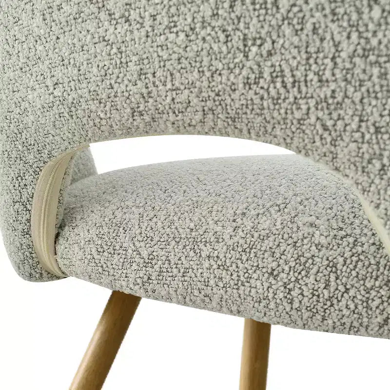 Chaises de salle à manger capitonnées ; chaises de cuisine modernes et confortables