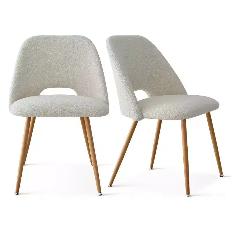 Chaises de salle à manger capitonnées ; chaises de cuisine modernes et confortables