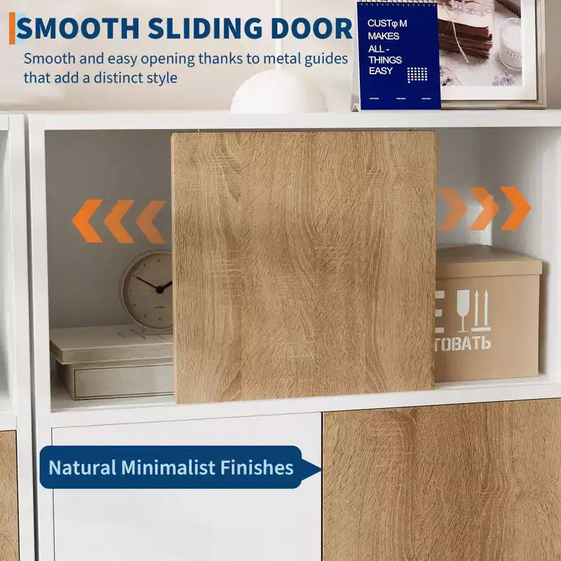 Armoire de rangement blanche en bois