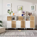 Armoire de rangement blanche en bois
