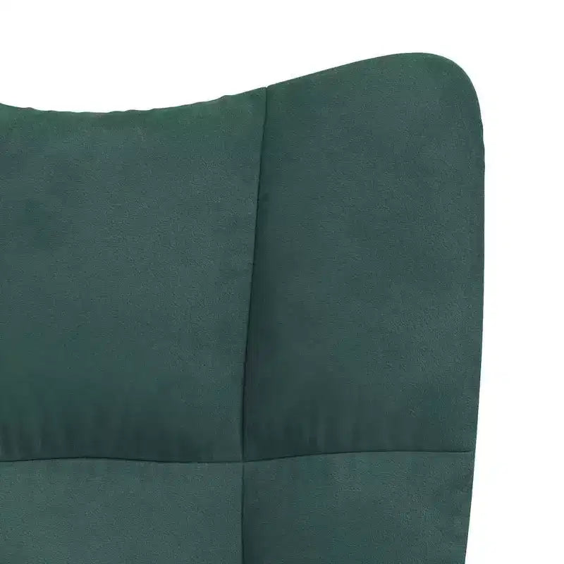 Chaise Relaxante Velours Gris Clair