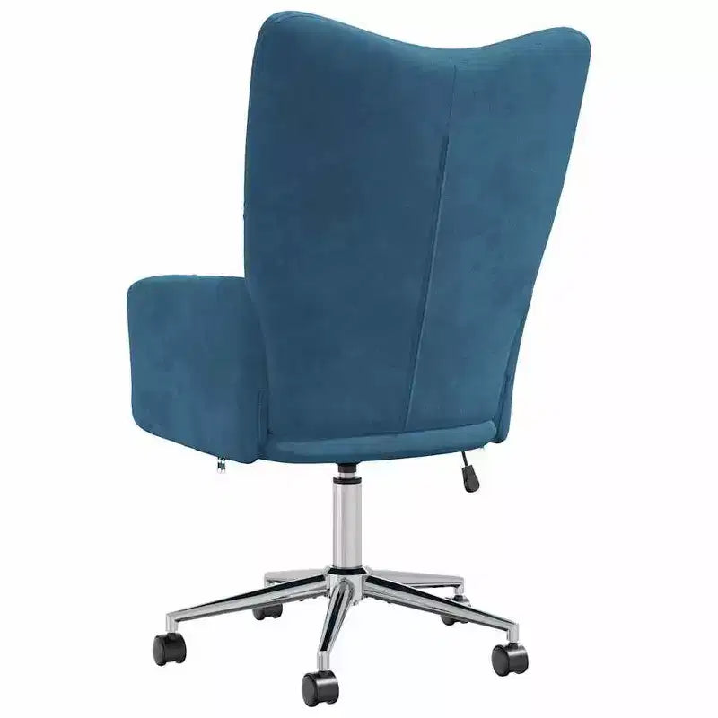 Chaise Relaxante Velours Gris Clair