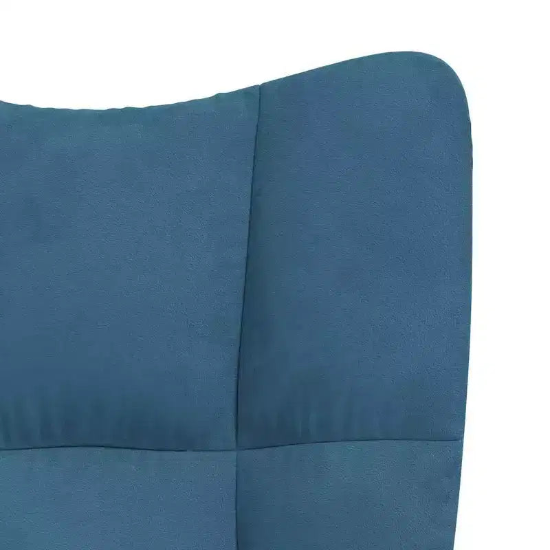 Chaise Relaxante Velours Gris Clair