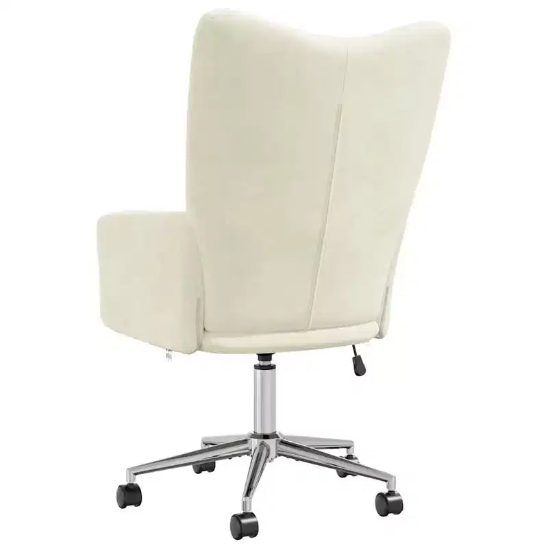 Chaise Relaxante Velours Gris Clair