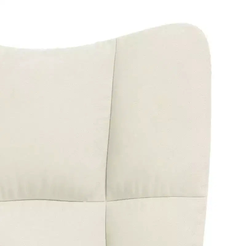 Chaise Relaxante Velours Gris Clair