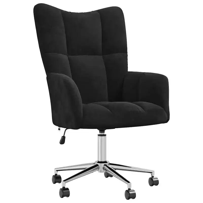 Chaise Relaxante Velours Gris Clair