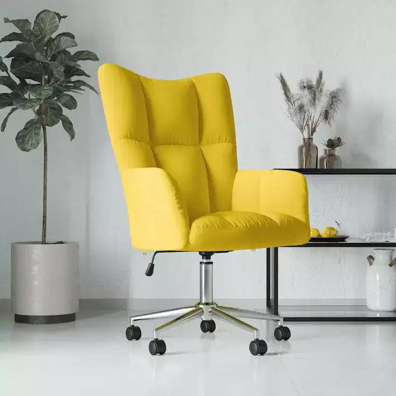 Chaise Relaxante Velours Gris Clair