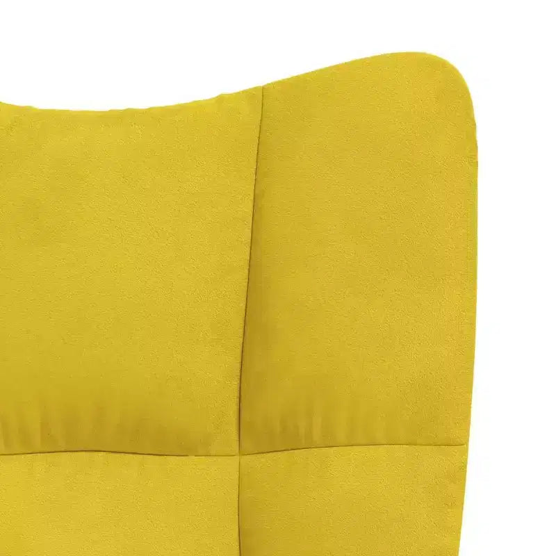 Chaise Relaxante Velours Gris Clair
