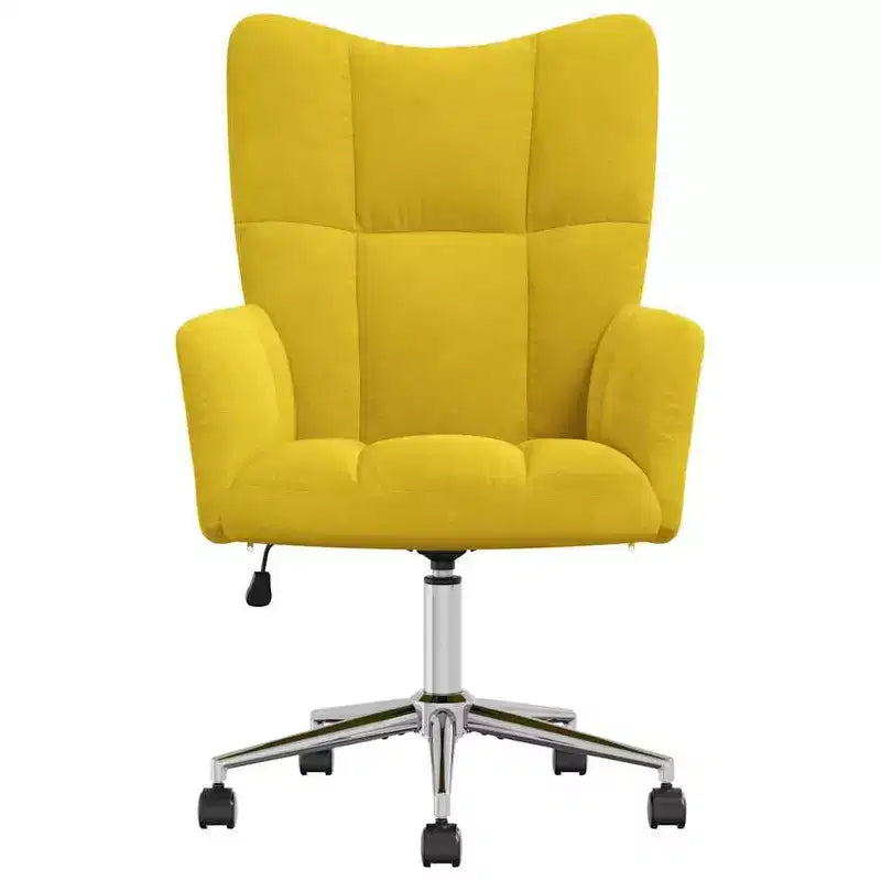 Chaise Relaxante Velours Gris Clair