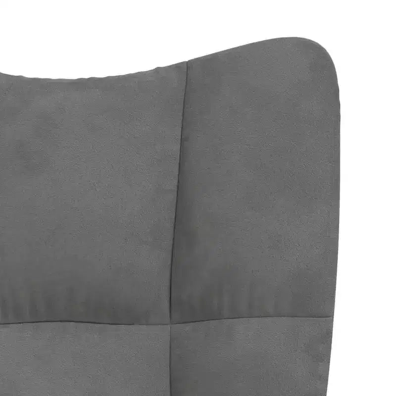 Fauteuil à bascule/fauteuil de salon/chaise d'appoint de salon, assise rembourrée en velours