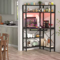 Besiost Corner Computer Desk with Hutch; Gaming Desk with Keyboard Tray for Home Office