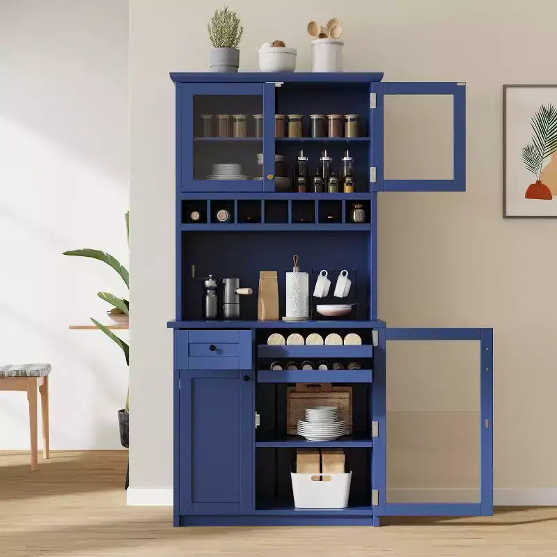 Buffet autoportant, adapté aux cuisines, salles à manger ou salons.