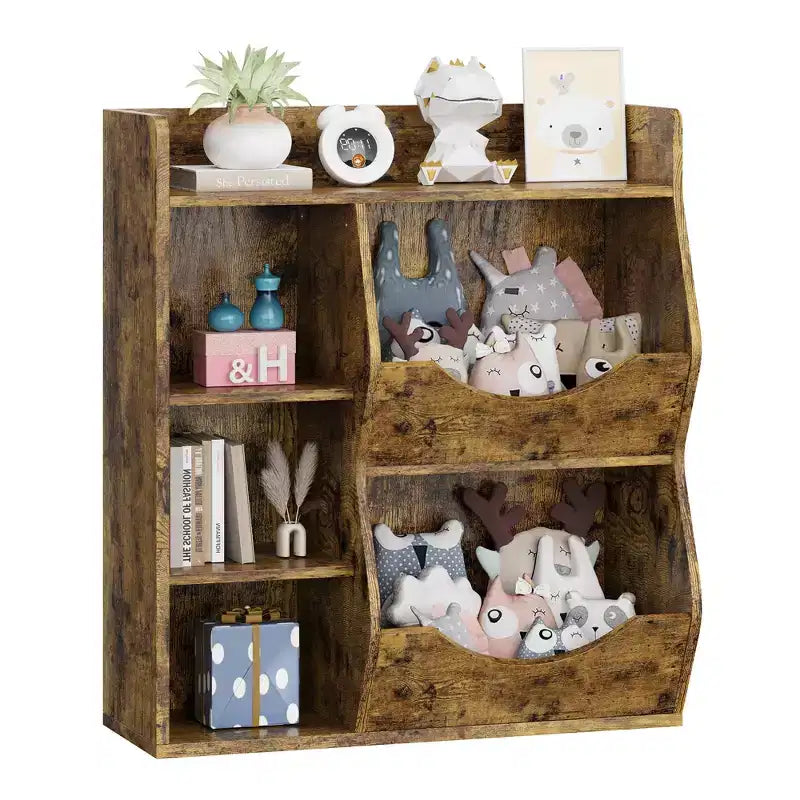 Étagère de rangement à trois niveaux pour jouets d'enfants