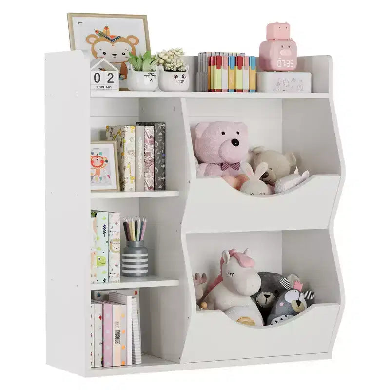 Étagère de rangement à trois niveaux pour jouets d'enfants