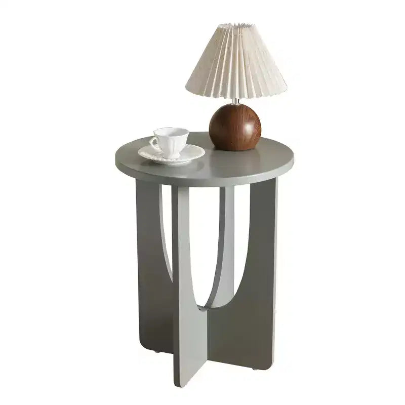 Table d'appoint ronde au design moderne