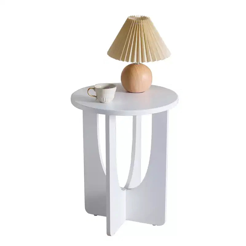 Table d'appoint ronde au design moderne