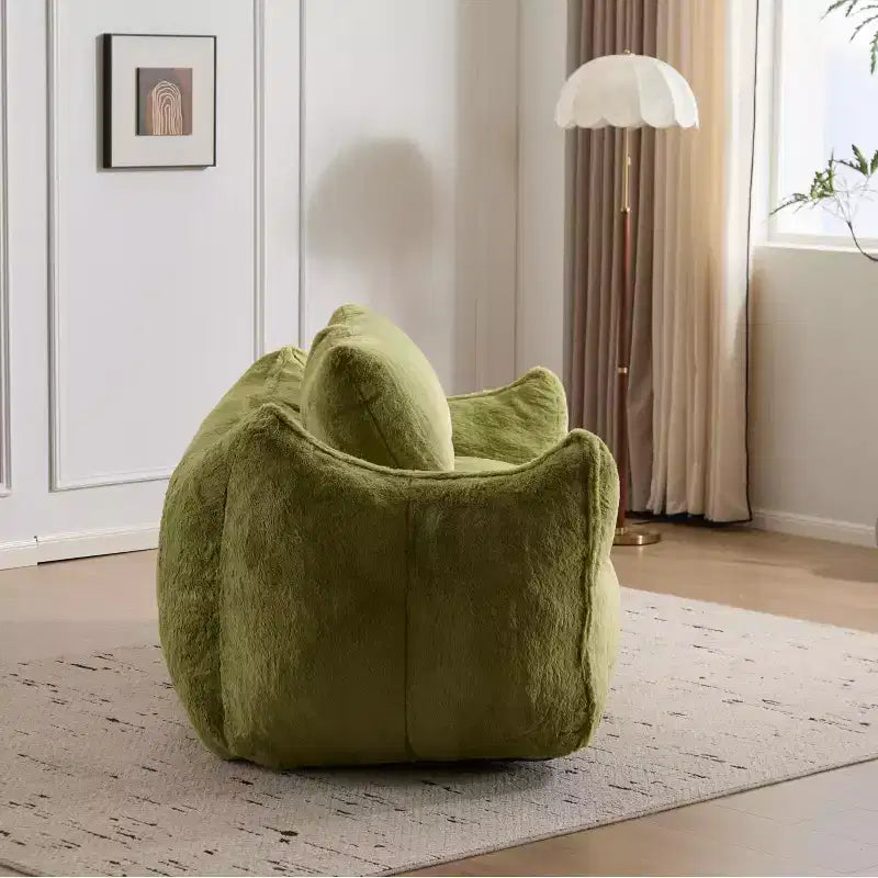 Canapé géant en pouf ; pouf deux places en mousse à mémoire de forme