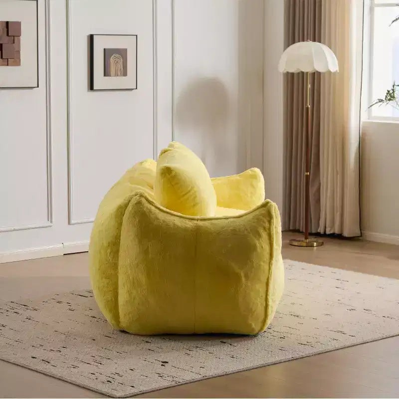Canapé géant en pouf ; pouf deux places en mousse à mémoire de forme