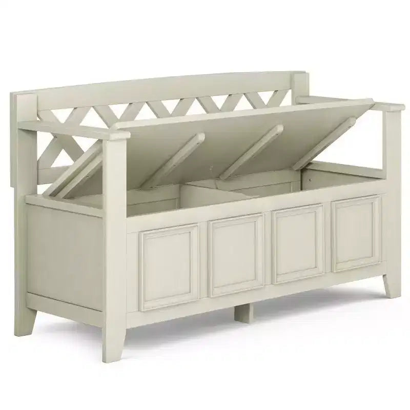Banc de rangement d'entrée de style transitoire