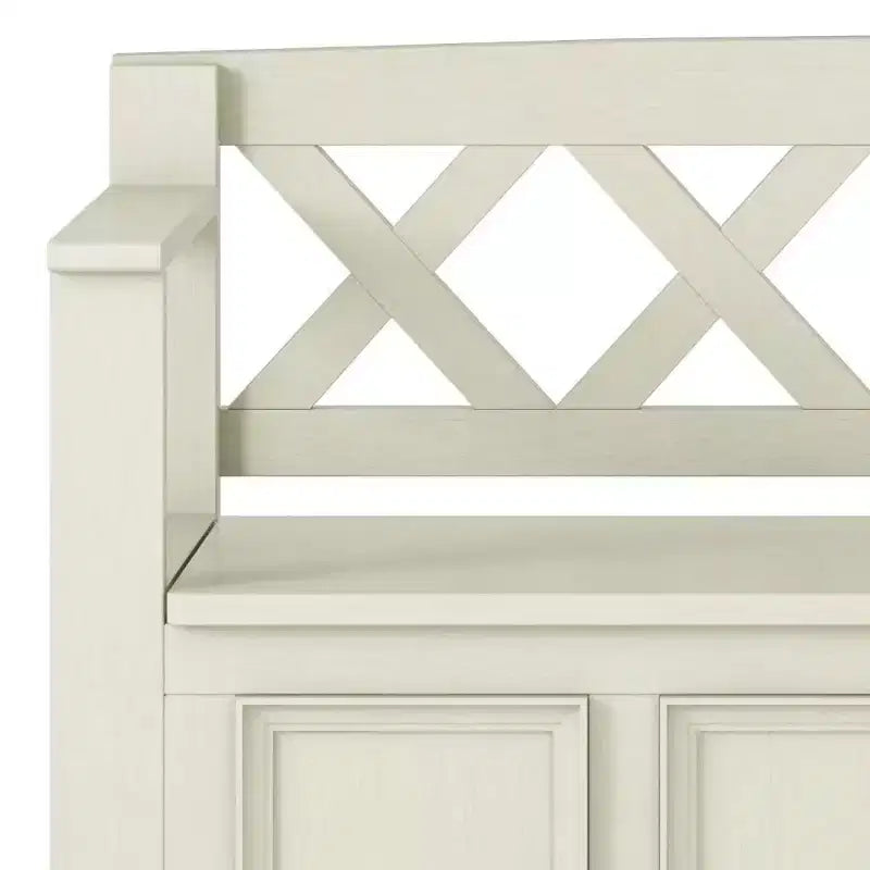 Banc de rangement d'entrée de style transitoire