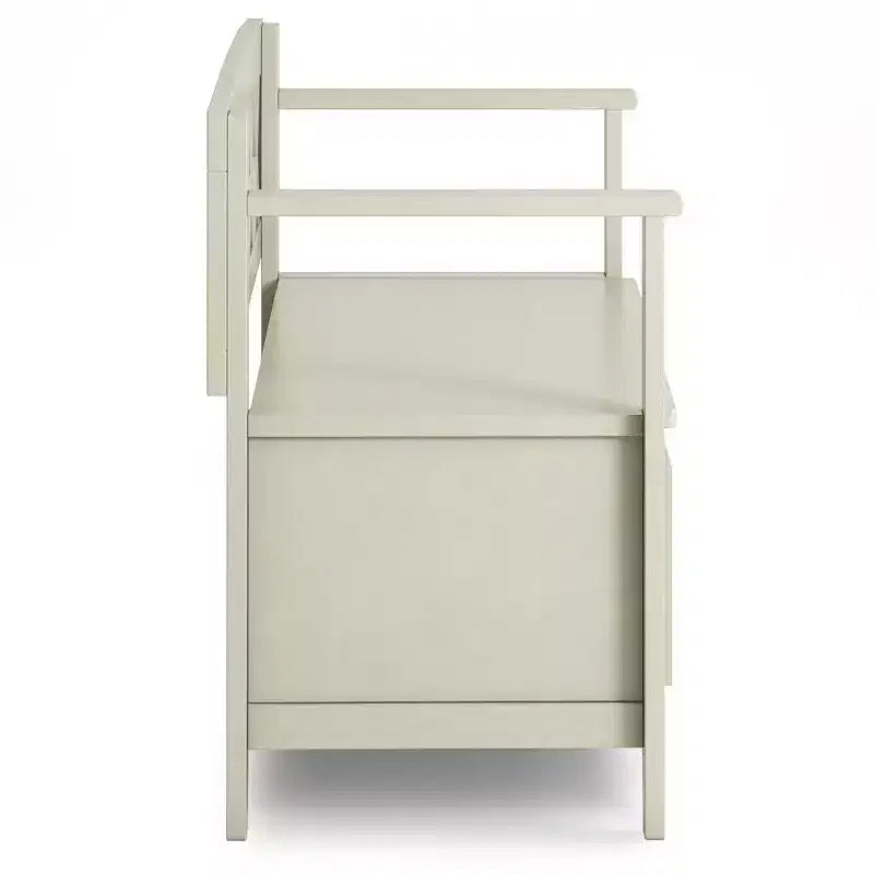 Banc de rangement d'entrée de style transitoire