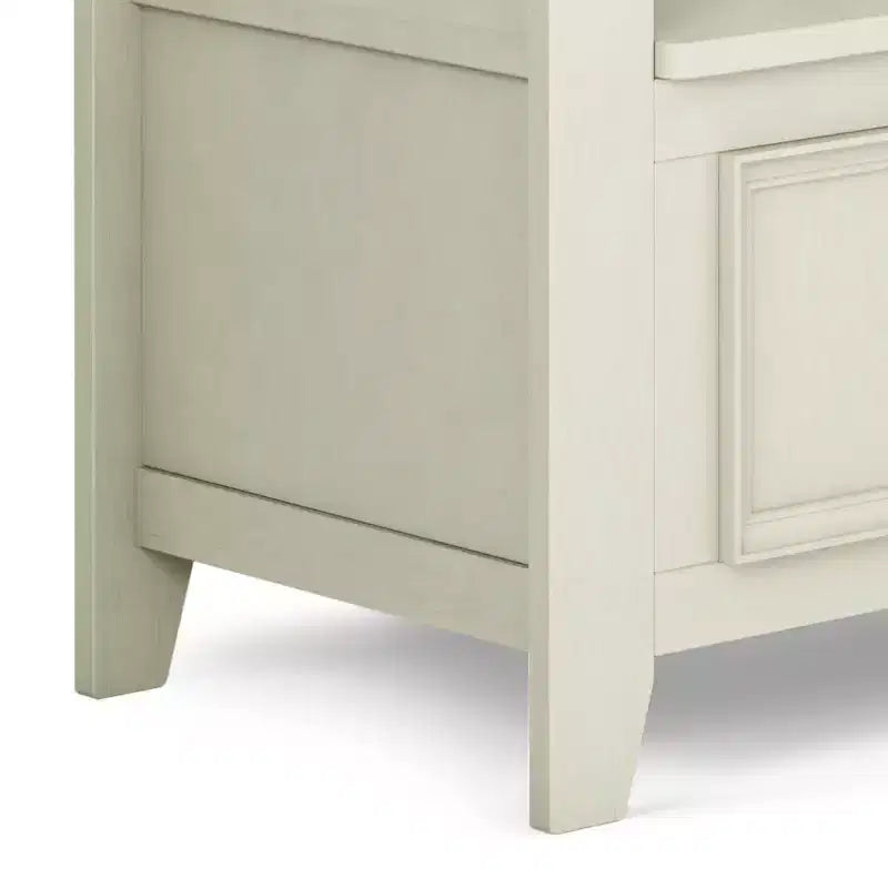 Banc de rangement d'entrée de style transitoire