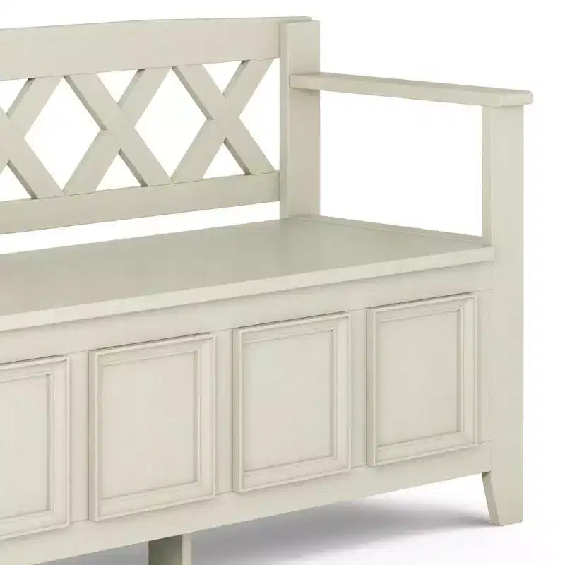Banc de rangement d'entrée de style transitoire