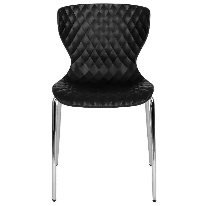 Chaise empilable en plastique au design moderne