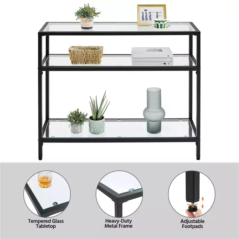 Table de commande en verre trempé à trois couches